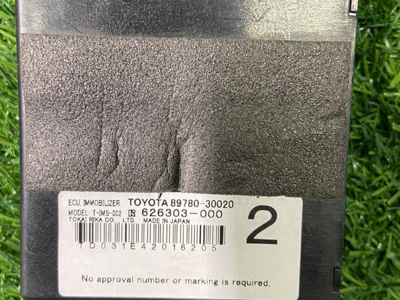 COMPUTER ASSY TRANSPONDER KEY Part no: 89780-30020 for TOYOTA CROWN MAJESTA GRS18, UZS18 Model 12/20