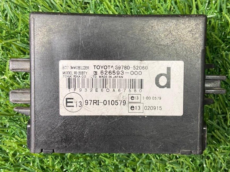 COMPUTER ASSY TRANSPONDER KEY Part no: 89780-52060 for TOYOTA YARIS NCP91, NCP93  