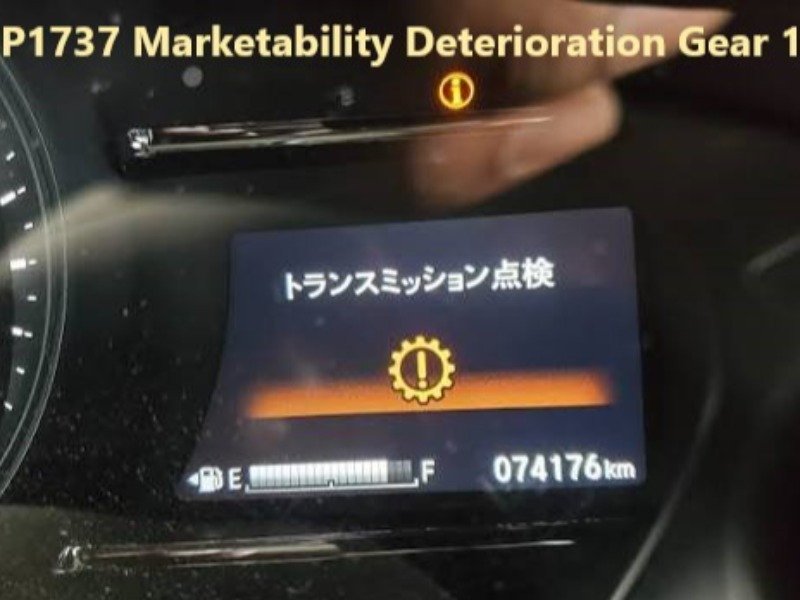 HONDA DTC P1737 Marketability Deterioration Gear 1